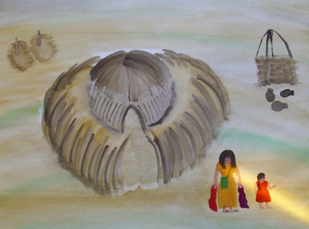 ...Little Girl From Far Away...art by Jutta Gabriel...