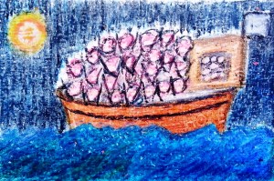 ...hope...art by Jutta Gabriel...(crayons on paper)...