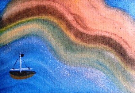 ...shore leave...art by Jutta Gabriel...(watercolors on paper)...