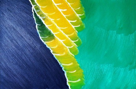 ...dirty water...art by Jutta Gabriel... (oil on wood)...