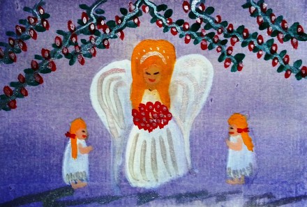 ...love me forever...art by Jutta Gabriel...(watercolors on paper)...